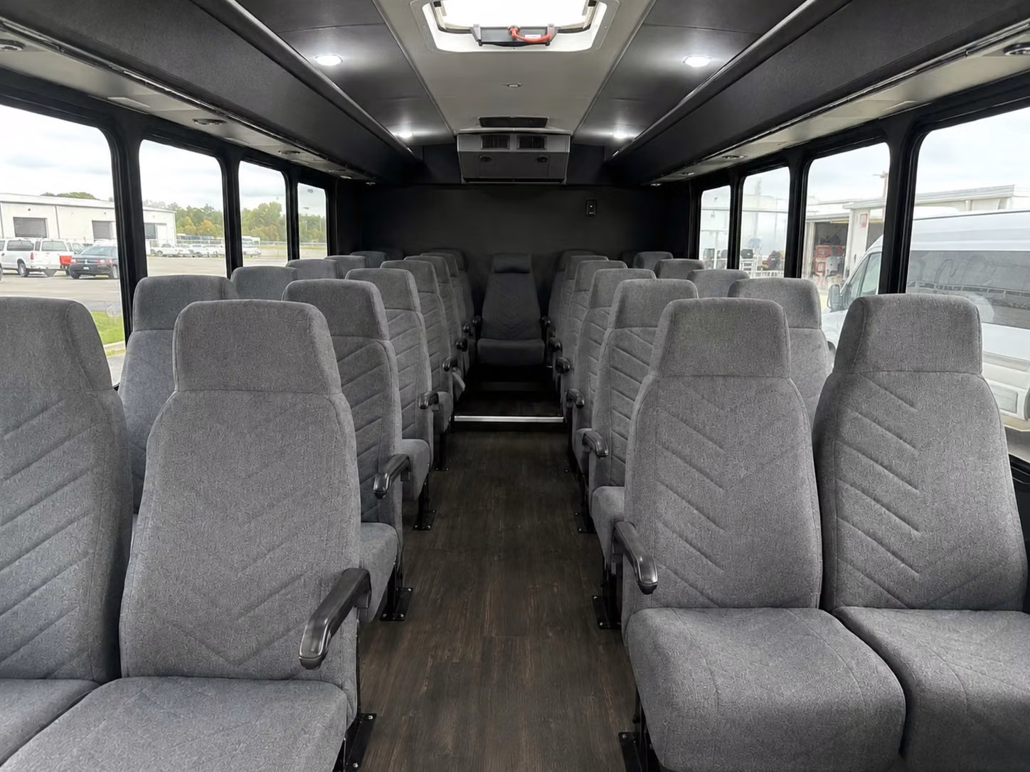 18 passenger minibus inside