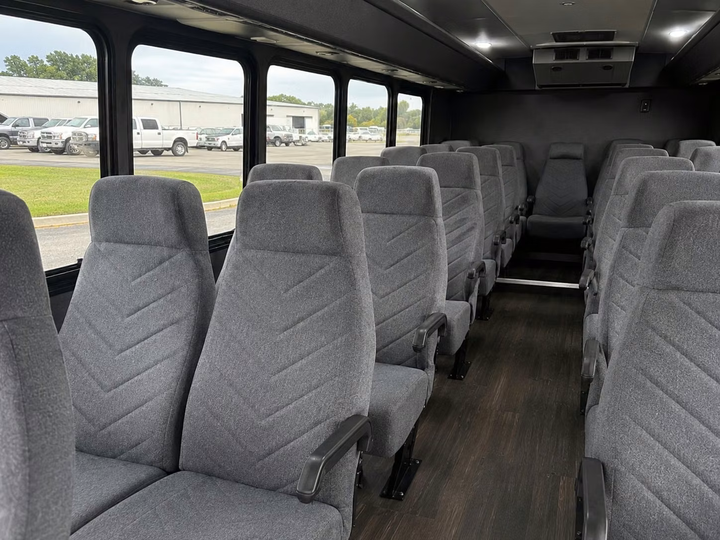 18 passenger minibus interior