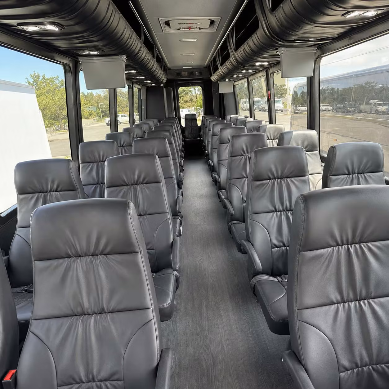 25 passenger minibus inside
