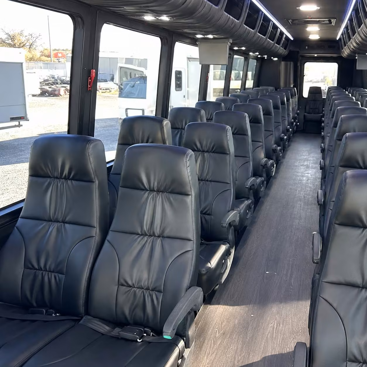 25 passenger minibus interior