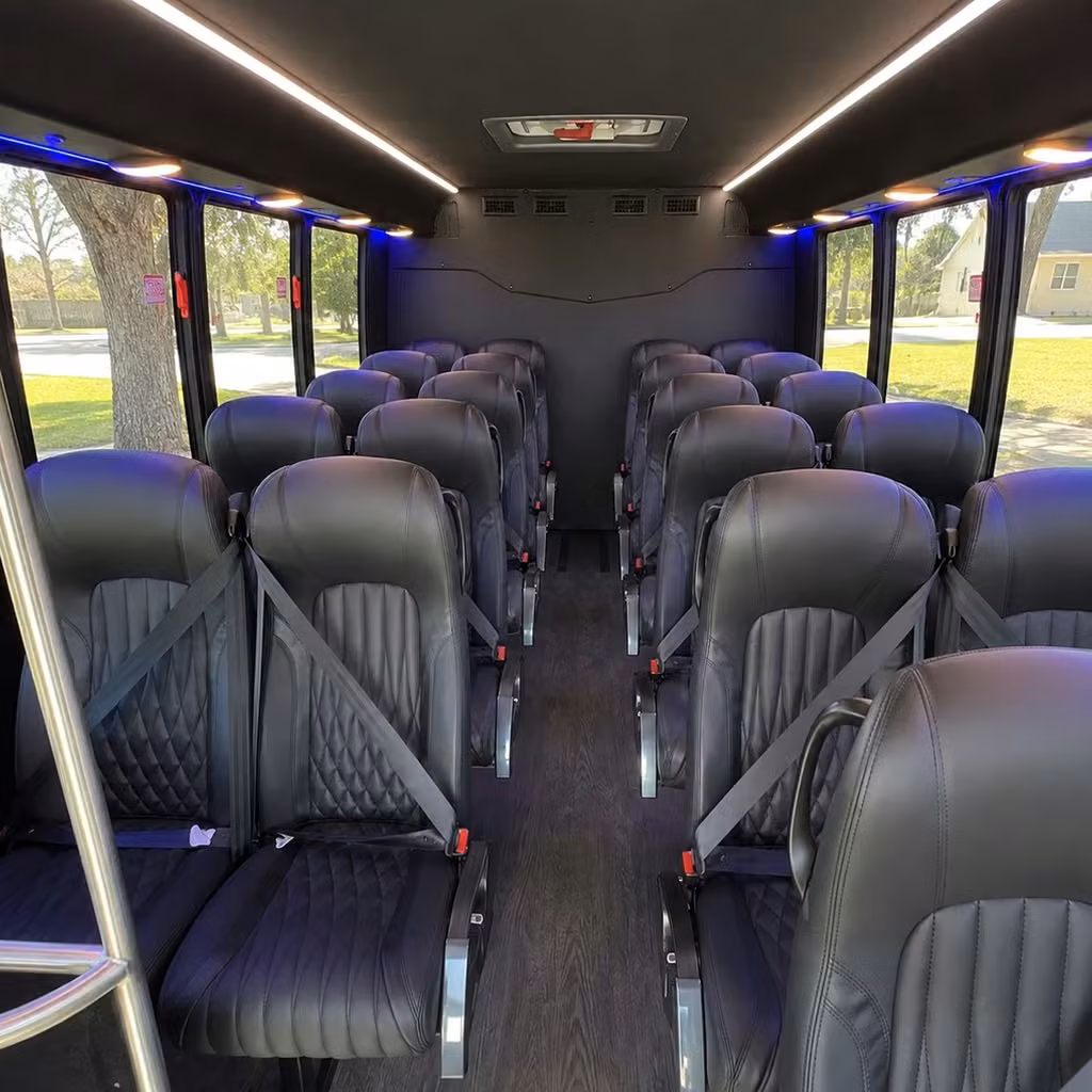 30 passenger minibus inside