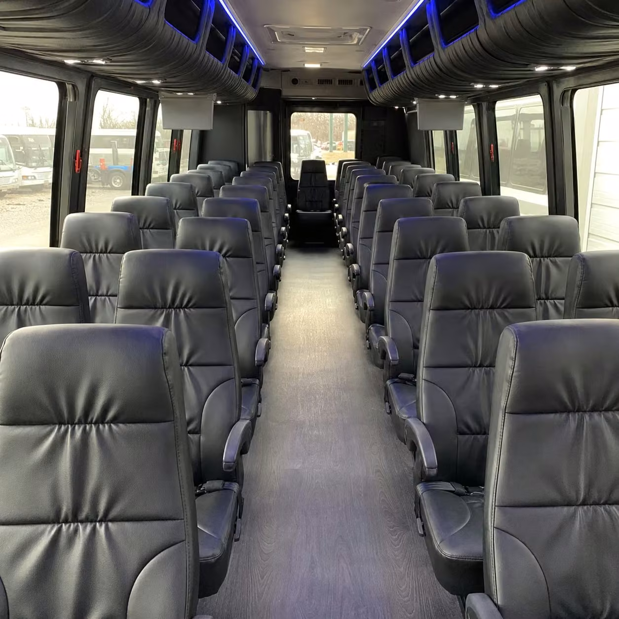 30 passenger minibus interior