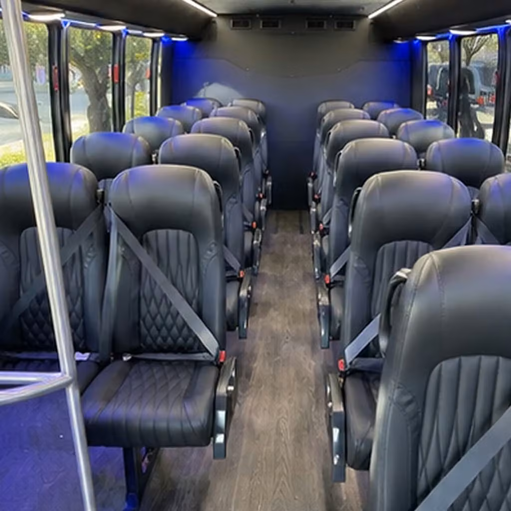 35 passenger minibus interior