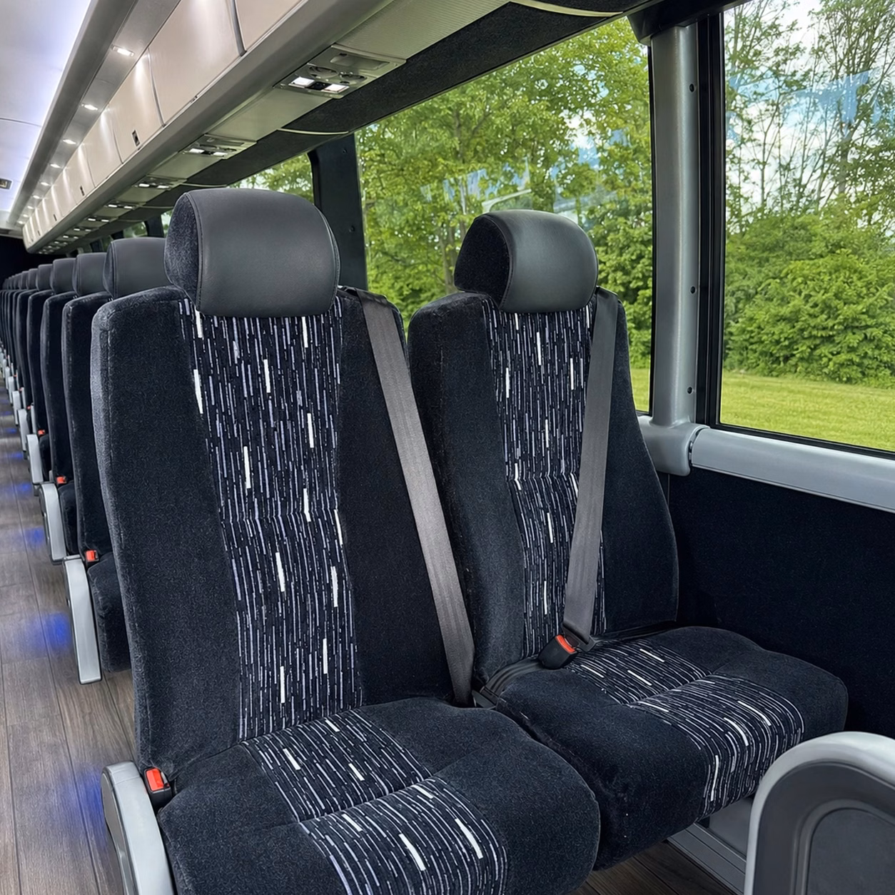 how the day of the week changes charter bus costs in irvine california