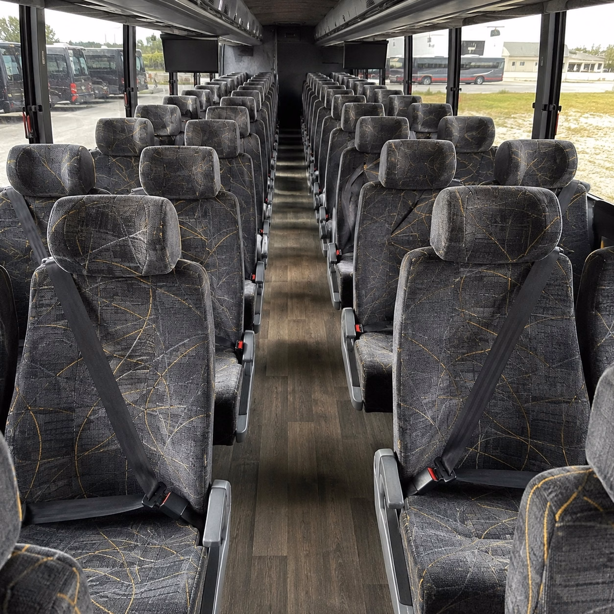 irvine 56 passenger charter bus rental
