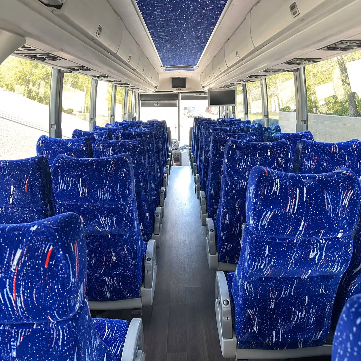 irvine charter bus interior gallery