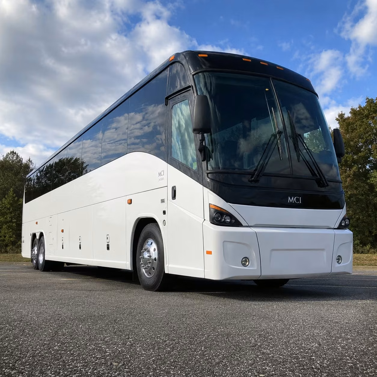 irvine charter bus rental exterior
