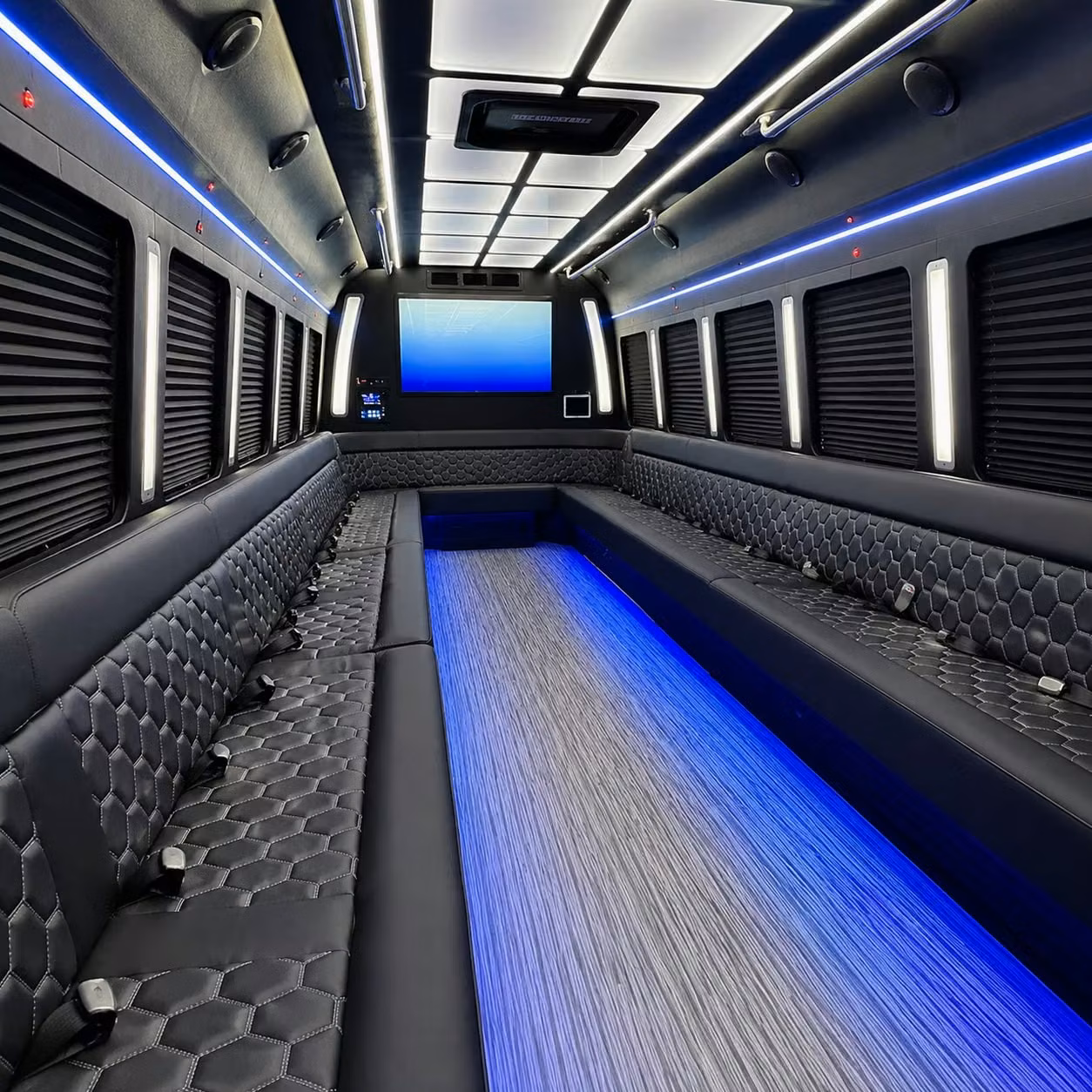 party bus interior