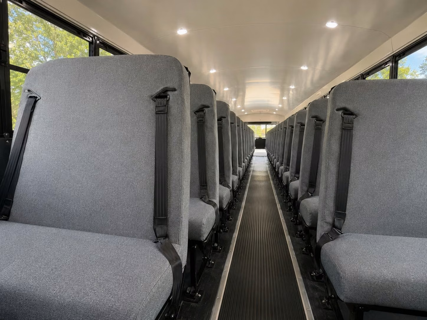 school bus interior