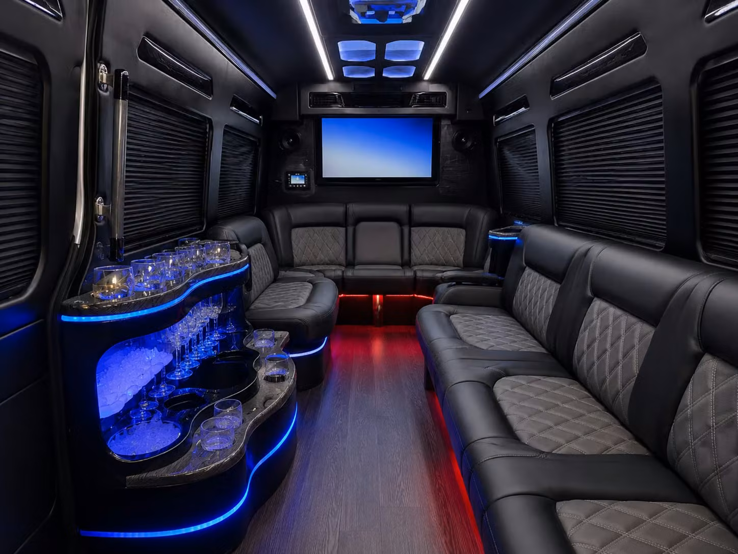 sprinter limousine inside