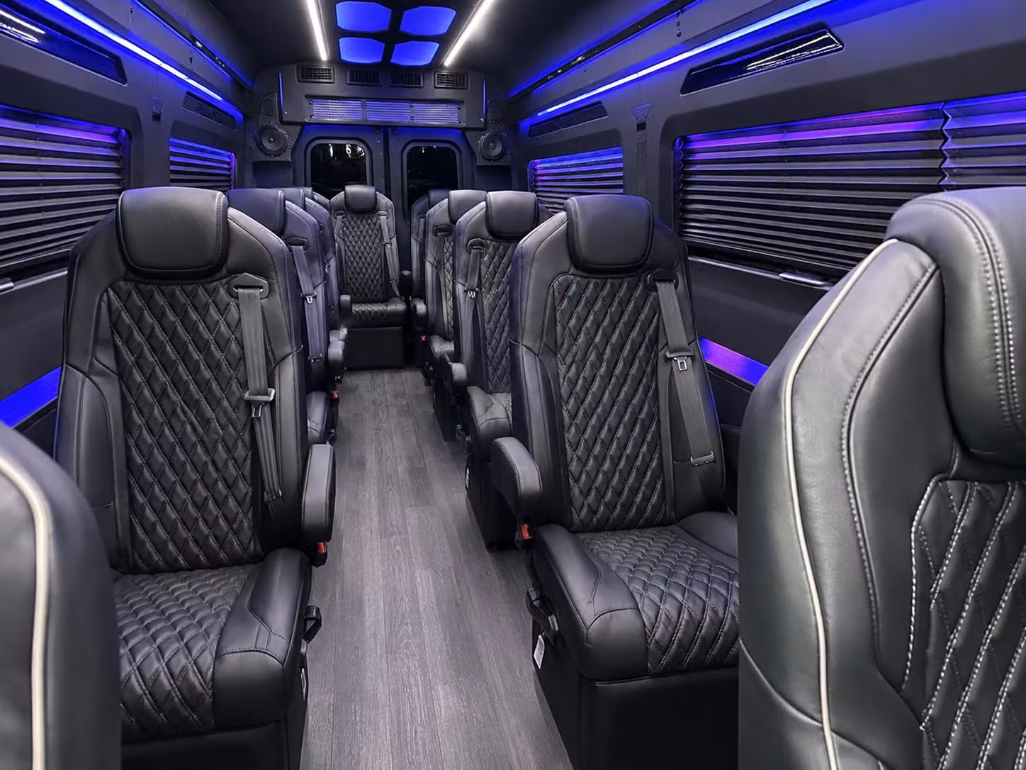 sprinter van with driver interior